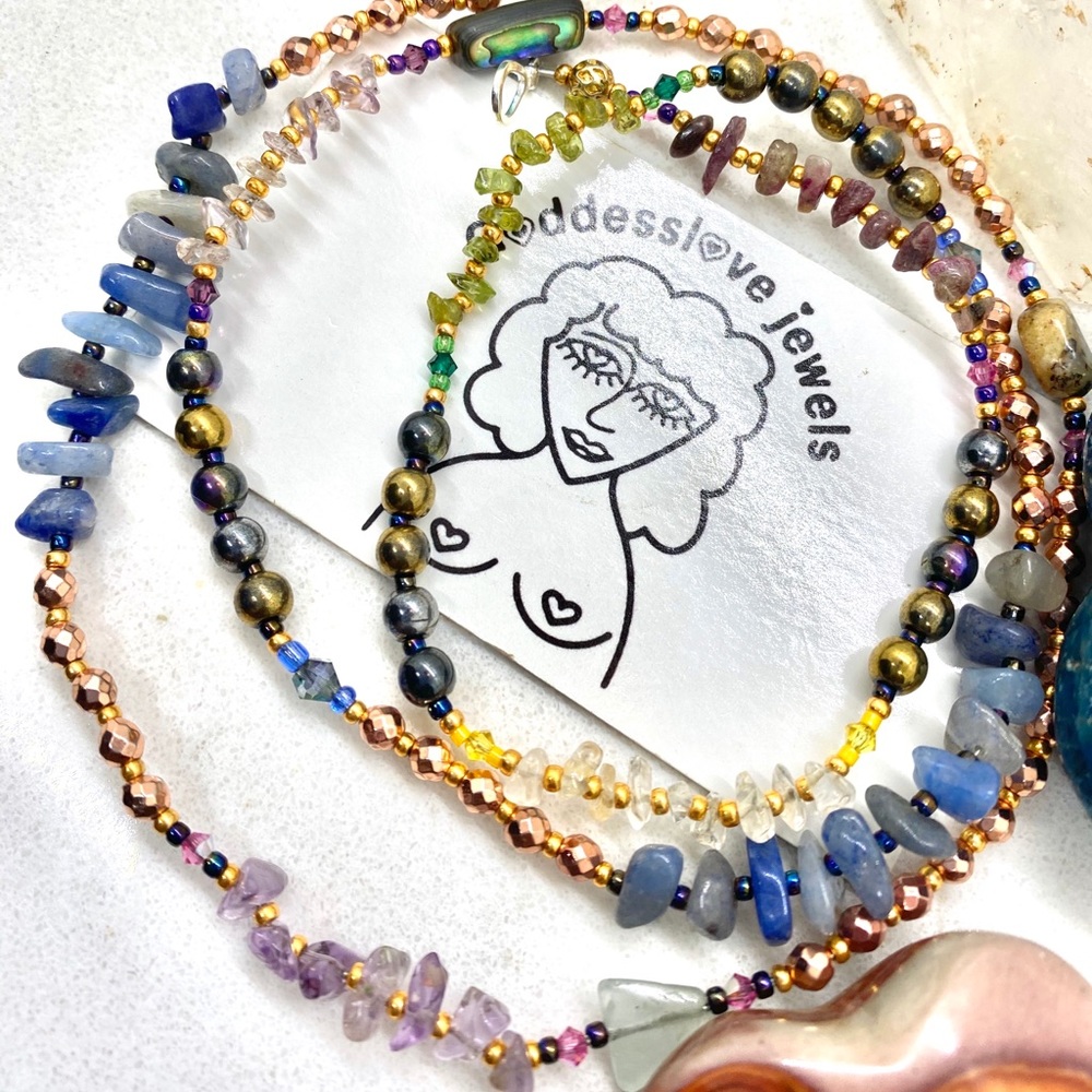 “Cosmic Goddess” waistbeads-SOLD